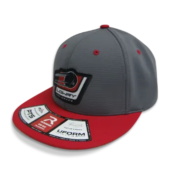 Stick & Puck Cap Red/Grey LCSP20-214 Flex-Fit