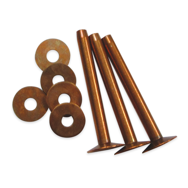 Picture of Copper Rivets Heavy Duty With Washers #9 CR9125 1.25" 100/pk