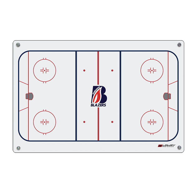 Picture of Pro Grade Coaches Board with Suction Cups - White PS200 24"x16"