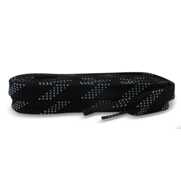 Picture of Standard Grade Molded Tip Waxed Laces Black LWMTRB120 120" 24/CS