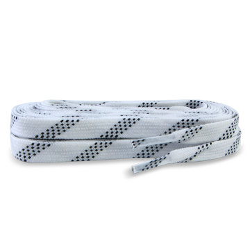 Picture of Standard Grade Molded Tip Waxed Laces White LWMTRW96 96" 24/CS