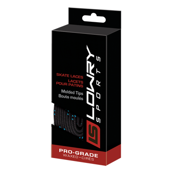 Picture of Pro Grade Molded Tip Waxed Laces Black LPWMTB84 84" 24/CS
