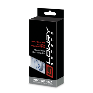 Picture of Pro Grade Molded Tip Un-Waxed Laces White